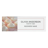 Bäckerei nach Maß Foto Weißes Geschäft Namenschild (Vorderseite)