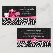 Bäckerei-Nachtische Visitenkarte (Vorne/Hinten)