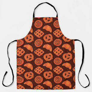 Bäckerei nahtlos Muster, Textur. Boulangerie-Shop Schürze
