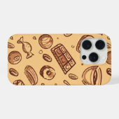 Bäckerei nahtloses Muster iPhone Hülle (Rückseite (Horizontal))