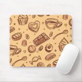 Bäckerei nahtloses Muster Mousepad (Mit Mouse)