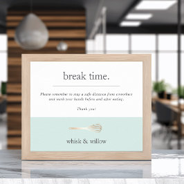 Bäckerei oder Caterer Frühstück/Küche Sicherheit C Poster