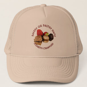 Bäckerei oder Gebäck-Süßigkeitens-Kuchen-Gesch Truckerkappe