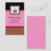 Bäckerei-oder Kuchen-Geschäfts-Visitenkarten Visitenkarte (Vorne/Hinten)