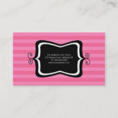 Bäckerei-oder Kuchen-Geschäfts-Visitenkarten Visitenkarte (Rückseite)