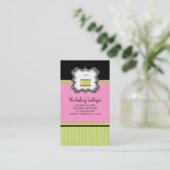 Bäckerei-oder Kuchen-Geschäfts-Visitenkarten Visitenkarte (Stehend Vorderseite)