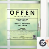 Bäckerei Öffnungs Fensteraufkleber (Zuhause)