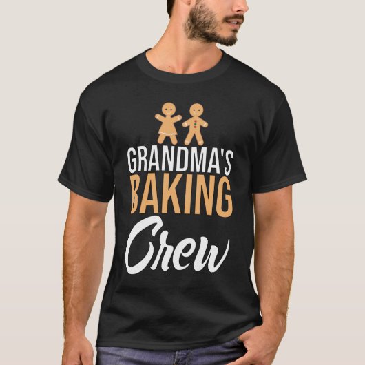 Bäckerei Oma's Backen Crew Großkinder T-Shirt (Vorderseite)
