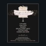 Bäckerei Pastries Patisserie Custom dekoriert Kuch Flyer<br><div class="desc">Bäckerei Pastries Patisserie Custom dekoriert Kuchen</div>