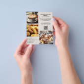 Bäckerei Personalisiert Foto Social Media QR Flyer (Gruppe)