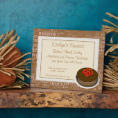 Bäckerei Plaque mit Imitat Rahmen und Cake Graphic (Seite)