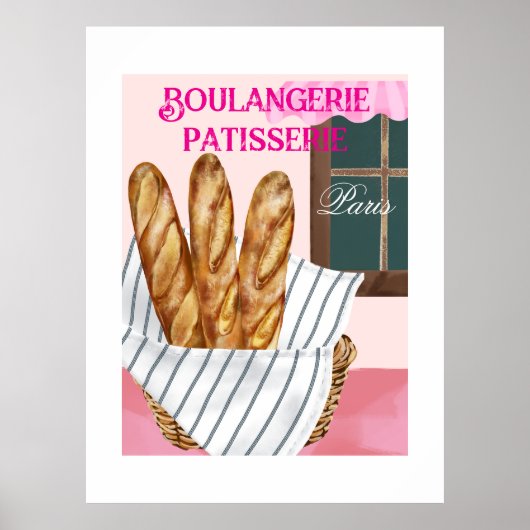 Bäckerei Poster (Vorne)
