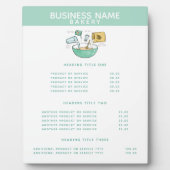 Bäckerei | Preise und Dienstleistungen Display Pla Fotoplatte (Vorderseite)