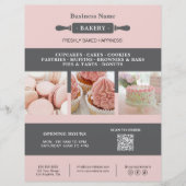 Bäckerei Rolling Button Business Marketing Flyer (Vorne)