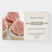 Bäckerei Rolling Button Foto Business Banner (Horizontal)