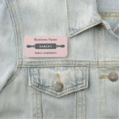 Bäckerei Rolling Button Pink Business (Beispiel)