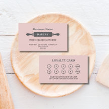 Bäckerei Rolling Button Pink Business Rewards