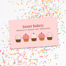 Bäckerei Rosa Cupcake Elegante