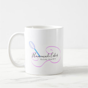 Bäckerei Selbstgebackene Kuchen Kekse Gezeichneter Kaffeetasse