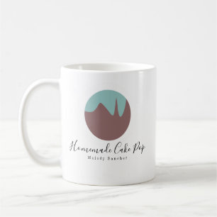 Bäckerei Selbstgemachter Cake Pop Ball Kaffeetasse