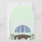 Bäckerei Shop Fenster Baby Boy Dusche Einladung (Rückseite)