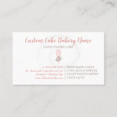 Bäckerei Sparkling Whisk Logo Zuhause Bäckerei Visitenkarte (Rückseite)