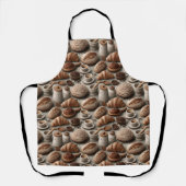 Bäckerei-Stillleben-Muster mit Brot Schürze (Vorderseite)