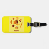 Bäckerei Themenbrot Gebäck und Süßigkeiten Gepäckanhänger (Vorderseite horizontal)