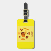 Bäckerei Themenbrot Gebäck und Süßigkeiten Gepäckanhänger (Vorderseite vertikal)