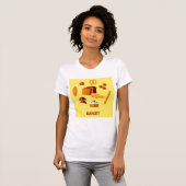 Bäckerei Themenbrot Gebäck und Süßigkeiten T-Shirt (Vorne ganz)