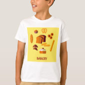 Bäckerei Themenbrot Gebäck und Süßigkeiten T-Shirt (Vorderseite)