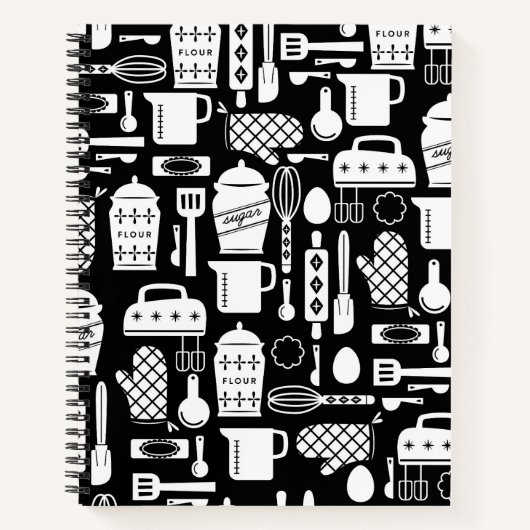 Bäckerei ThemenNotebook Notizblock (Vorderseite)