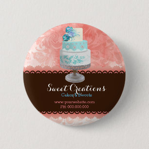 Bäckerei-Torten-Geschäft Süße Kreationen Button