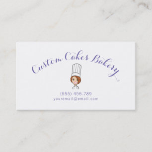 Bäckerei-u. Kuchen-Geschäfts-Logo Visitenkarte