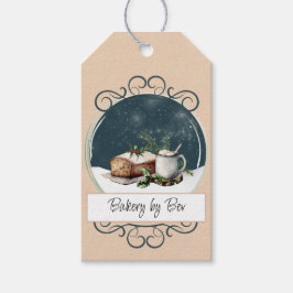 Bäckerei und Kakaoschneedecke Geschenkanhänger