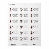 "Bäckerei und Konditorei" Diva Labels Adressaufkleber (Vorne)