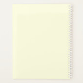 Bäckerei und Konditorei Personalisiert Planer (Rückseite)