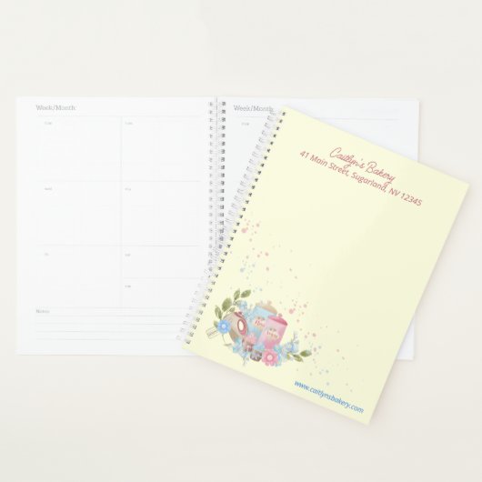 Bäckerei und Konditorei Personalisiert Planer (Anzeige)