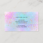 Bäckerei und Süßigkeiten Visitenkarte (Rückseite)