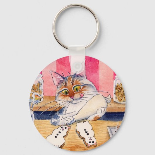 Bäckerei und Süßigkeiten von Kitty Schlüsselanhäng Schlüsselanhänger (Vorderseite)