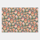 Bäckerei Vibe Gift Wrap Geschenkpapier Set (Vorderseite 2)