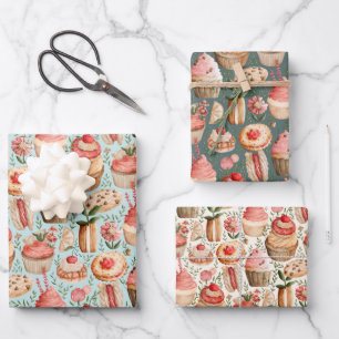 Bäckerei Vibe Gift Wrap Geschenkpapier Set