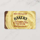 Bäckerei Visitenkarte (Rückseite)