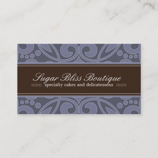 Bäckerei-Visitenkarte Visitenkarte (Vorderseite)