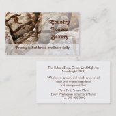 Bäckerei-Visitenkarte Visitenkarte (Vorne/Hinten)