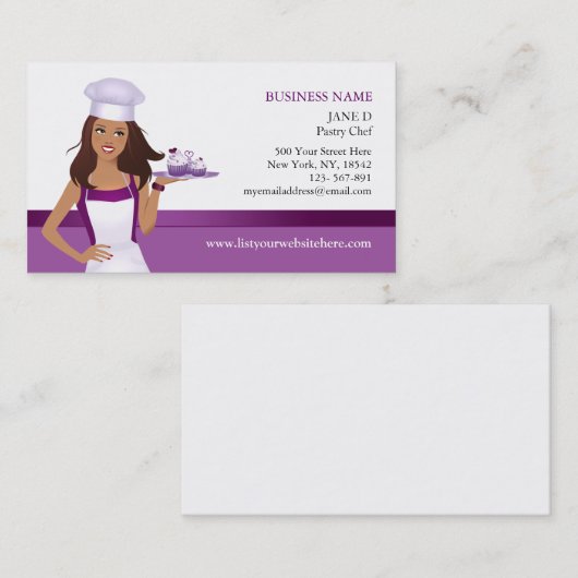 Bäckerei-Visitenkarte Visitenkarte (Vorne/Hinten)