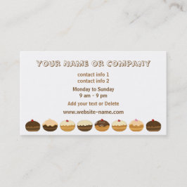 Bäckerei-Visitenkarte Visitenkarte