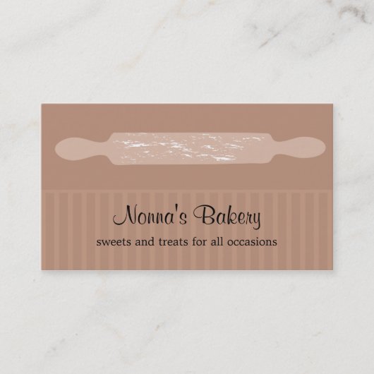 Bäckerei-Visitenkarte Visitenkarte (Vorderseite)