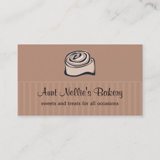 Bäckerei-Visitenkarte Visitenkarte (Vorderseite)