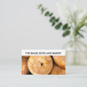 Bäckerei-Visitenkarten Treuekarte (Stehend Vorderseite)